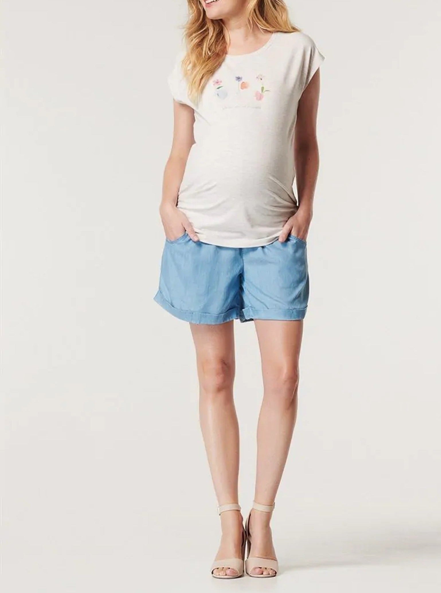 Diana Tencel Maternity Shorts