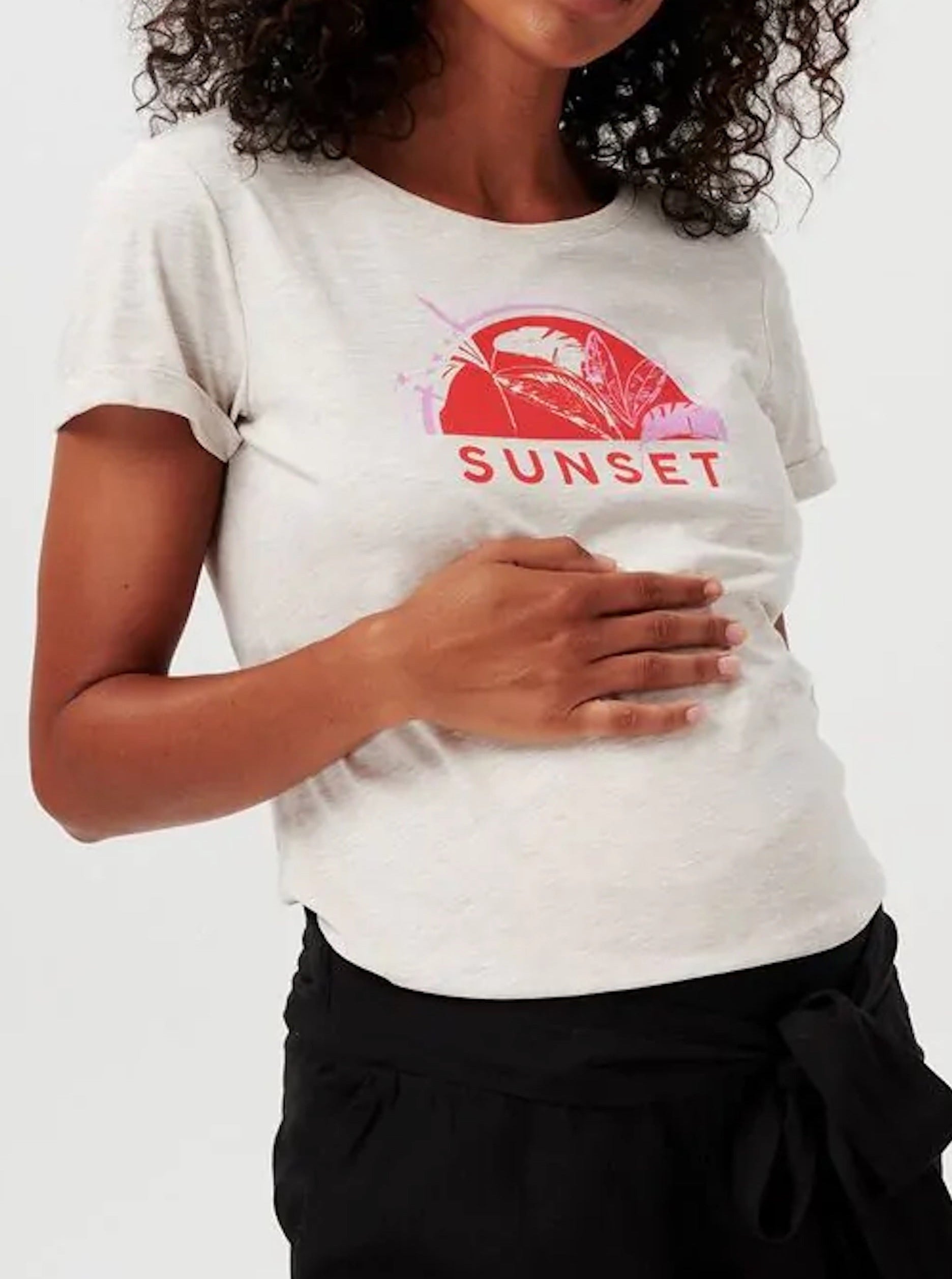 Sunset maternity t-shirt