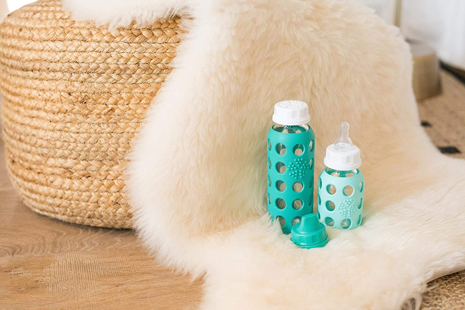 Lifefactory glass baby bottle