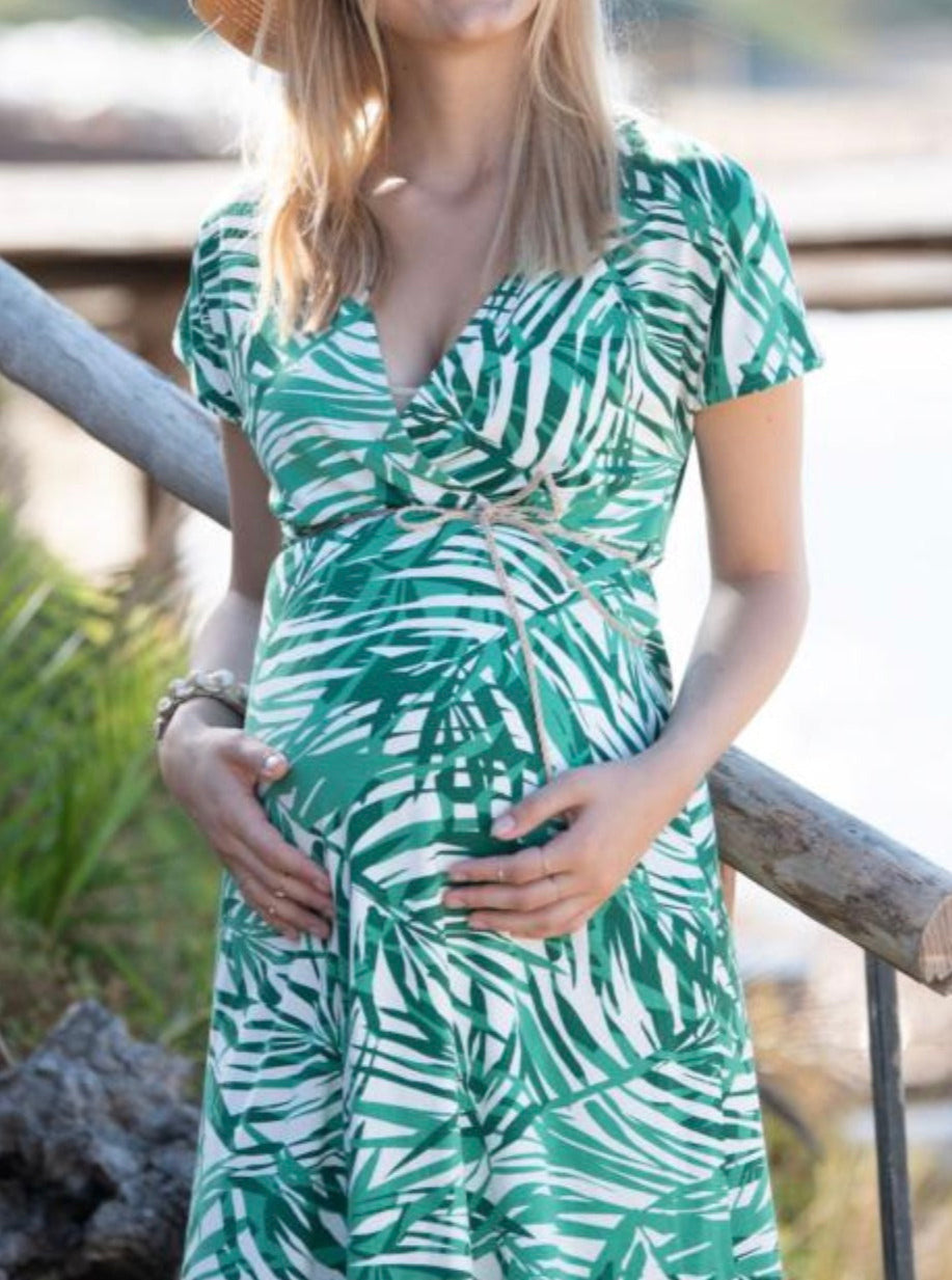 Lina maternity and nursing dress
